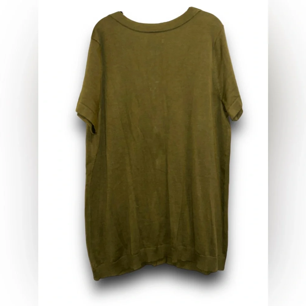 Covington • NWT Long Cardigan with Pockets, Short Sleeves, 16/18W - Picture 7 of 11